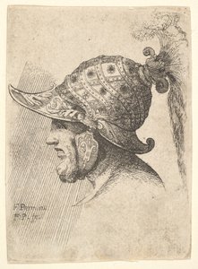 头盔头，1662-78年。