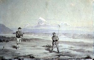 耐心是一种美德》，约1870年（纸上水彩）。 作者 弗朗西斯·鲍威尔·霍普金斯