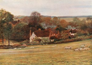 米尔顿的小屋和花园，Chalfont St Giles 作者 弗朗西斯·沃克