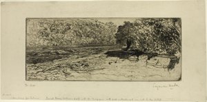 鲑鱼的栖息地 作者 弗朗西斯·西摩·哈登（Francis Seymour Haden）