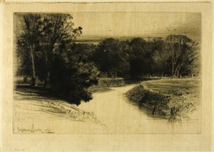 爱尔兰的日落 作者 弗朗西斯·西摩·哈登（Francis Seymour Haden）