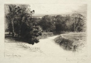 爱尔兰的日落 作者 弗朗西斯·西摩·哈登（Francis Seymour Haden）