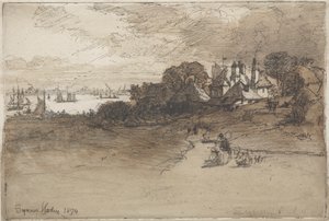 埃塞克斯农场 作者 弗朗西斯·西摩·哈登（Francis Seymour Haden）