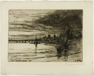 巴特西大桥 作者 弗朗西斯·西摩·哈登（Francis Seymour Haden）