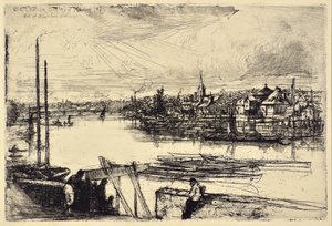 巴特西河段 作者 弗朗西斯·西摩·哈登（Francis Seymour Haden）