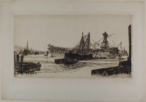 阿伽门农号解体，第二号 作者 弗朗西斯·西摩·哈登（Francis Seymour Haden）