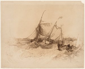 加来码头。 作者 弗朗西斯·西摩·哈登（Francis Seymour Haden）