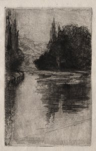 晚上 作者 弗朗西斯·西摩·哈登（Francis Seymour Haden）