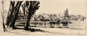 富勒姆（蚀刻） 作者 弗朗西斯·西摩·哈登（Francis Seymour Haden）