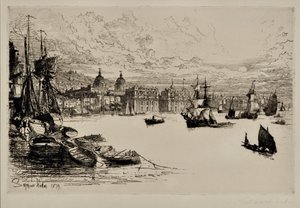 格林威治 作者 弗朗西斯·西摩·哈登（Francis Seymour Haden）