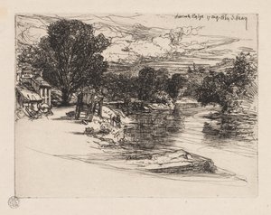 史密斯之家。 作者 弗朗西斯·西摩·哈登（Francis Seymour Haden）