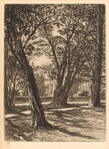 肯辛顿花园，1 号（小盘） 作者 弗朗西斯·西摩·哈登（Francis Seymour Haden）