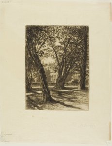 肯辛顿花园 I 号（小盘） 作者 弗朗西斯·西摩·哈登（Francis Seymour Haden）