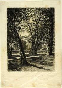 肯辛顿花园一号（小盘） 作者 弗朗西斯·西摩·哈登（Francis Seymour Haden）