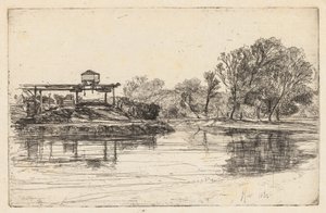 邱（Kew），1864年。 作者 弗朗西斯·西摩·哈登（Francis Seymour Haden）