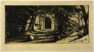 米顿厅 作者 弗朗西斯·西摩·哈登（Francis Seymour Haden）