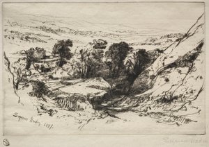 九巴罗当（Nine Barrow Down），1877年。