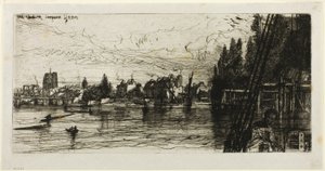 老切尔西教堂 作者 弗朗西斯·西摩·哈登（Francis Seymour Haden）