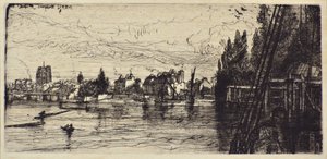 老切尔西教堂 作者 弗朗西斯·西摩·哈登（Francis Seymour Haden）