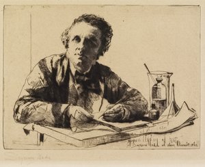 Francis Seymour Haden（第2号）（蚀刻时）的肖像，1862年