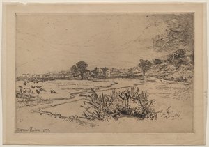 索利修道院 作者 弗朗西斯·西摩·哈登（Francis Seymour Haden）