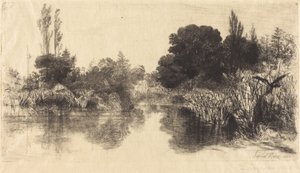 Shere Mill池塘（大板块） 作者 弗朗西斯·西摩·哈登（Francis Seymour Haden）