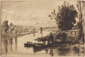 泰晤士渔民 作者 弗朗西斯·西摩·哈登（Francis Seymour Haden）