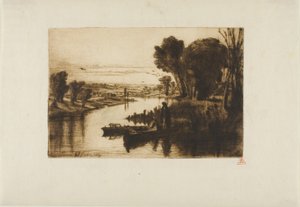 泰晤士渔民》，第 I 期 作者 弗朗西斯·西摩·哈登（Francis Seymour Haden）