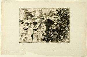 城堡桥 作者 弗朗西斯·西摩·哈登（Francis Seymour Haden）
