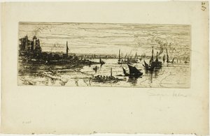 客栈，珀弗利特 作者 弗朗西斯·西摩·哈登（Francis Seymour Haden）