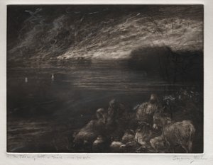 盐柱 作者 弗朗西斯·西摩·哈登（Francis Seymour Haden）