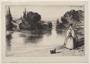 拖曳路径 作者 弗朗西斯·西摩·哈登（Francis Seymour Haden）