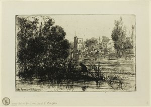 特威肯汉教堂 作者 弗朗西斯·西摩·哈登（Francis Seymour Haden）