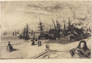 游艇酒馆，埃里斯 作者 弗朗西斯·西摩·哈登（Francis Seymour Haden）