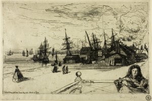 游艇酒馆，埃里斯 作者 弗朗西斯·西摩·哈登（Francis Seymour Haden）