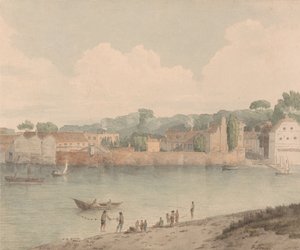 沃克斯豪尔楼梯，来自米尔班克，1797 年 7 月 5 日 作者 弗朗西斯·汤恩