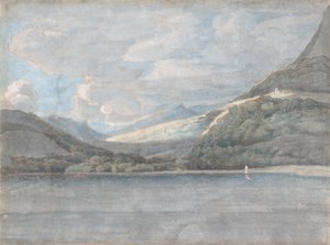 1781年8月27日，科莫湖的景色。