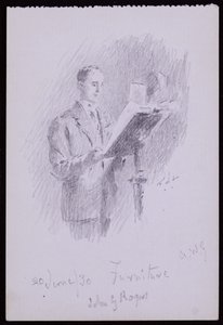 约翰·罗杰斯（John G Rogers）的肖像 作者 弗朗西斯·威尔弗雷德·劳森