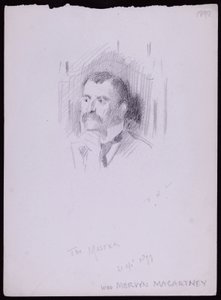 梅尔文·马卡特尼（Mervyn Macartney）的肖像 作者 弗朗西斯·威尔弗雷德·劳森