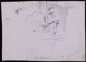 Portrait of William [? Morris 作者 弗朗西斯·威尔弗雷德·劳森
