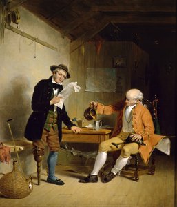 准将Trunnion和Jack Hatchway，约1839年（布面油画）