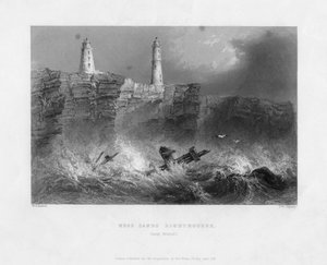 内斯·桑德斯（Ness Sands）灯塔，古斯特郡，布里斯托附近，1841年