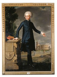Don Juan Despuig y Zaforteza 的肖像，全身黑色西装，已签名并题字 作者 弗朗西斯科·奥古斯丁和格兰德