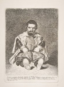 矮人，是继1778年迭戈·韦拉克斯克斯（DiegoVelázquez）之后被称为El Primo的矮人。 作者 弗朗西斯科·德·戈雅