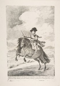 巴尔塔萨·卡洛斯（Balthasar Carlos），西班牙亲王，菲利普四世儿子。 作者 弗朗西斯科·德·戈雅
