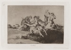 Caridad（慈善），选自《战争的灾难》（Los desastres de la guerra）第 27 版 作者 弗朗西斯科·德·戈雅