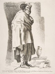 Moenippus Menipo哲学家，1778年。 作者 弗朗西斯科·德·戈雅