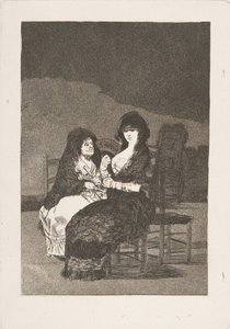 洛斯·卡普里科斯（Los Caprichos）的第15盘：漂亮建议漂亮建议，1799年。 作者 弗朗西斯科·德·戈雅