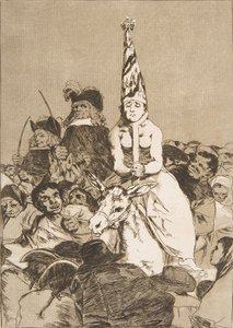 洛斯·卡普里科斯（Los Caprichos）的第24板：1799年，《关于Nohubo remedio》一事无成。 作者 弗朗西斯科·德·戈雅