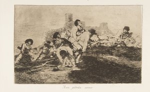《战争的灾难》第24页，《失去的欲望》，1863年出版，1810年。 作者 弗朗西斯科·德·戈雅